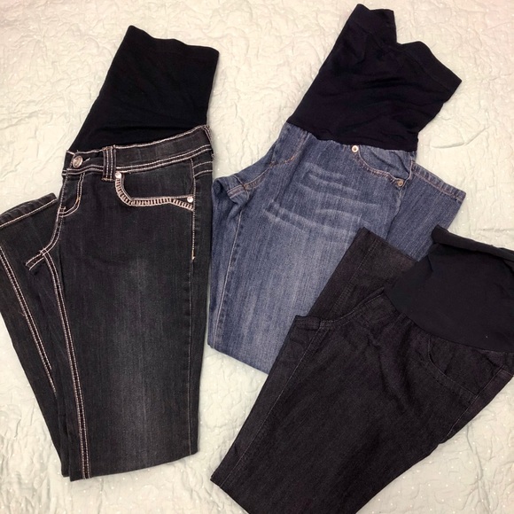 Pants - 3 Jean Maternity Tala Pregnancy Size Small Pants